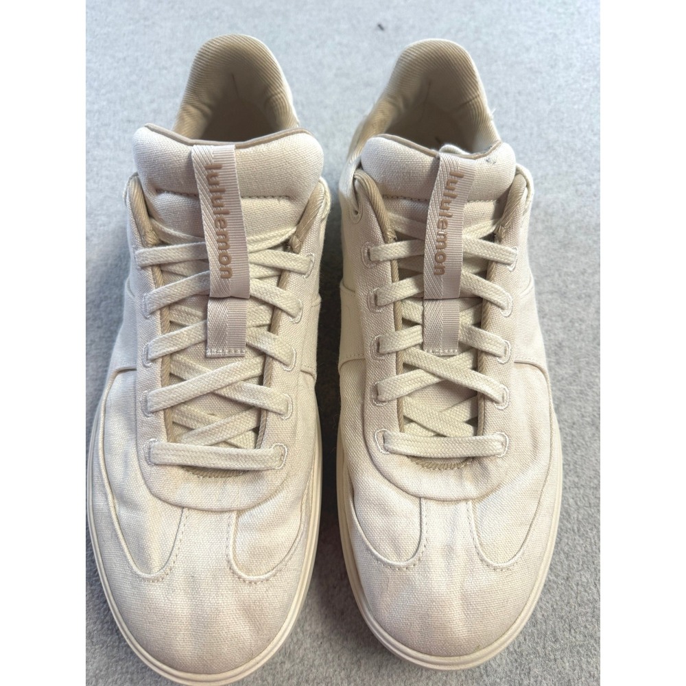 Lululemon Cityverse Sneaker Womens 11.5 Mens 10 Bone Canvas Low Top Shoes